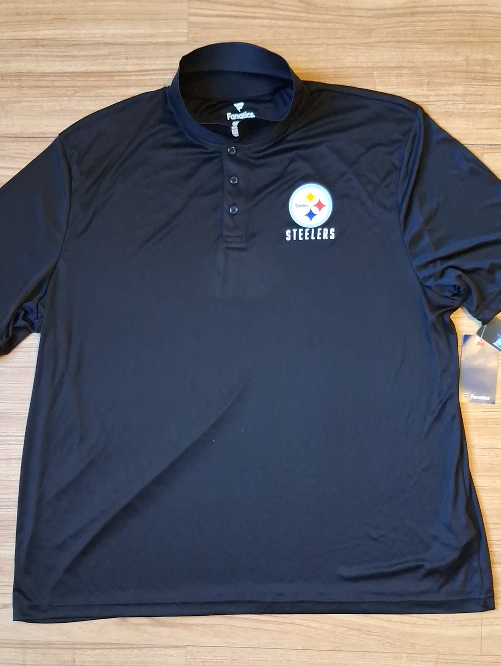 Fanatics Pittsburgh Steelers Black Polo Shirt
